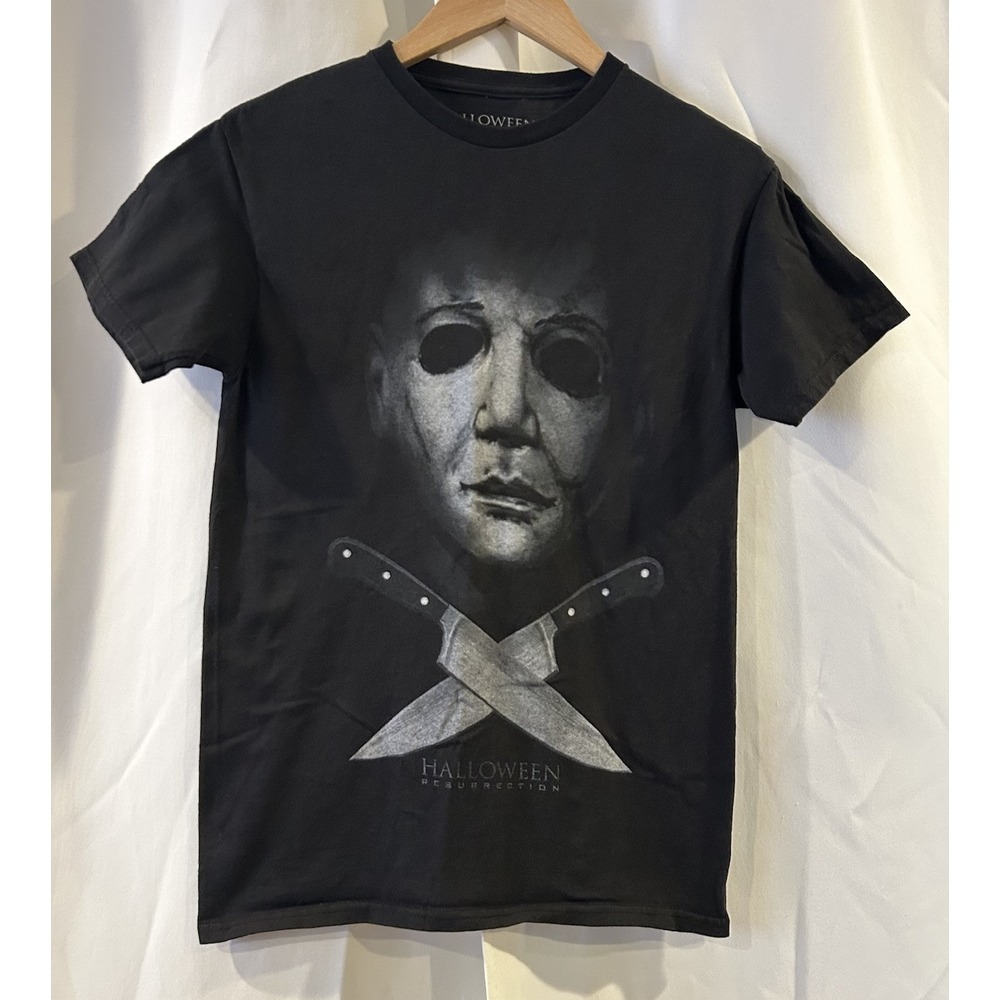 Halloween Resurrection Movie T-Shirt Size S Michael‎ Myers Horror Graphic Print